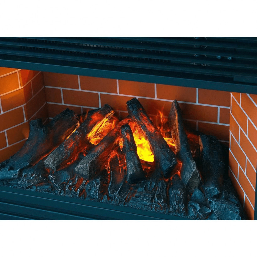 Каминокомплект ASTRA FLAME Юта Brown + Гефест