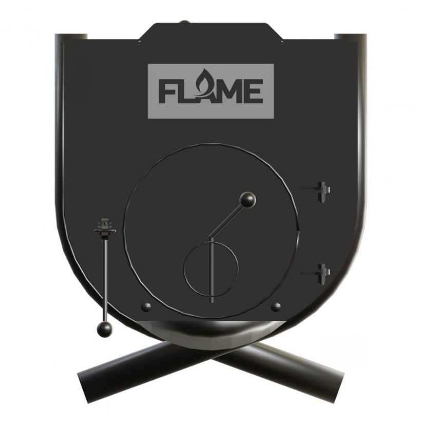 Піч калориферна FLAME FLM 012 з варочною поверхнею 12кВт