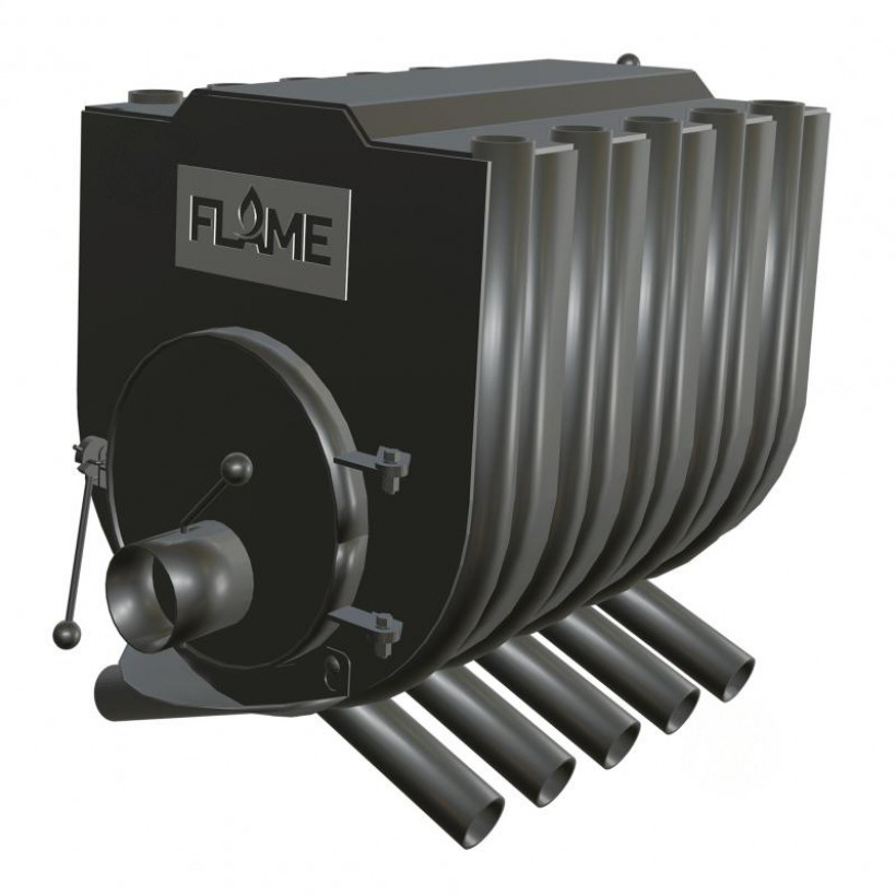 Піч калориферна FLAME FLM 012 з варочною поверхнею 12кВт
