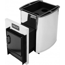 Піч-кам'янка Версия Люкс Heat 15 з виносом нержавіюча сталь