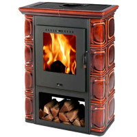 Піч опалювальна THORMA Borgholm black ceramic dark brown