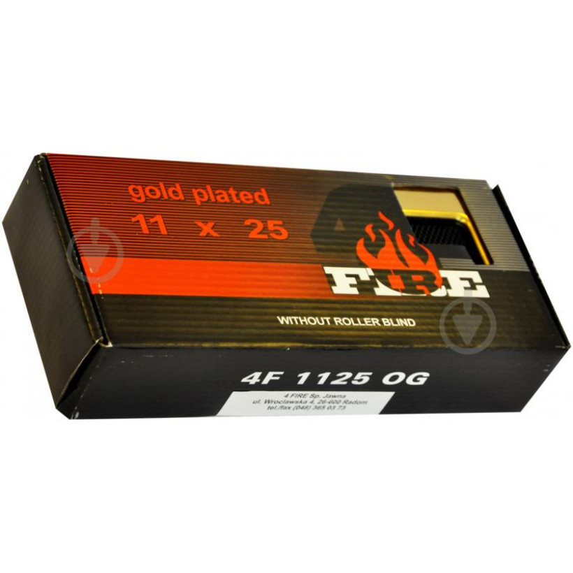 Решітка камінна 4FIRE 10,5х25 золото