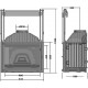 Топка для каміна Cheminees Diffusion B 20