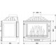 Топка для каміна Uniflam 700 Selenic L (601-733)