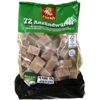Підпалка для каміну та печі Flash Brown 72 шт.