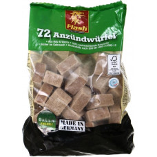 Підпалка для каміну та печі Flash Brown 72 шт.